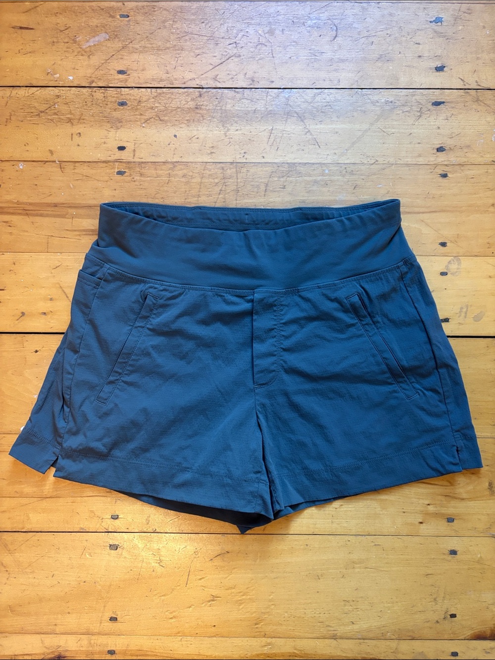 Athleta Black Women's Athletic Shorts - Stretchy Performance